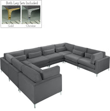 Load image into Gallery viewer, Julia Grey Velvet Modular Sectional (8 Boxes)