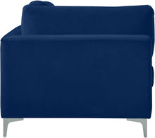 Load image into Gallery viewer, Julia Navy Velvet Modular Corner Chair