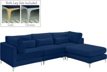Load image into Gallery viewer, Julia Navy Velvet Modular Sectional (4 Boxes)