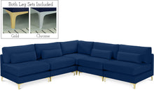 Load image into Gallery viewer, Julia Navy Velvet Modular Sectional (5 Boxes)