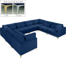 Load image into Gallery viewer, Julia Navy Velvet Modular Sectional (8 Boxes)