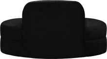 Load image into Gallery viewer, Mitzy Black Velvet Loveseat