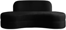 Load image into Gallery viewer, Mitzy Black Velvet Sofa