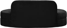 Load image into Gallery viewer, Mitzy Black Velvet Sofa