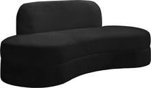 Load image into Gallery viewer, Mitzy Black Velvet Sofa