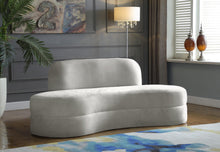Load image into Gallery viewer, Mitzy Cream Velvet Sofa