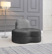 Load image into Gallery viewer, Mitzy Grey Velvet Chair