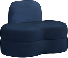 Load image into Gallery viewer, Mitzy Navy Velvet Chair