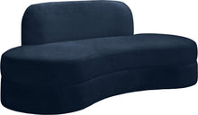 Load image into Gallery viewer, Mitzy Navy Velvet Sofa