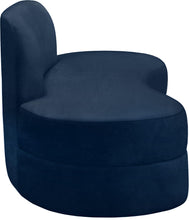 Load image into Gallery viewer, Mitzy Navy Velvet Sofa