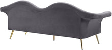 Load image into Gallery viewer, Lips Grey Velvet Sofa