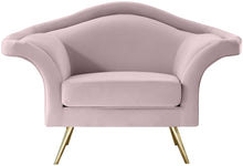 Load image into Gallery viewer, Lips Pink Velvet Chair