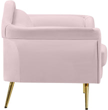 Load image into Gallery viewer, Lips Pink Velvet Chair
