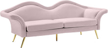 Load image into Gallery viewer, Lips Pink Velvet Sofa
