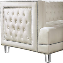 Load image into Gallery viewer, Lucas Cream Velvet Chair