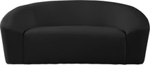 Load image into Gallery viewer, Riley Black Velvet Loveseat