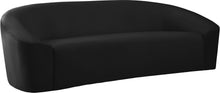 Load image into Gallery viewer, Riley Black Velvet Sofa