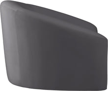 Load image into Gallery viewer, Riley Grey Velvet Chair