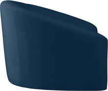 Load image into Gallery viewer, Riley Navy Velvet Chair