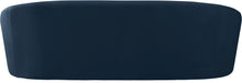 Load image into Gallery viewer, Riley Navy Velvet Sofa