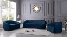 Load image into Gallery viewer, Riley Navy Velvet Chair
