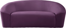 Load image into Gallery viewer, Riley Purple Velvet Loveseat