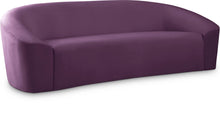 Load image into Gallery viewer, Riley Purple Velvet Sofa