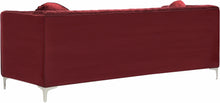 Load image into Gallery viewer, Isabelle Burgundy Velvet Sofa