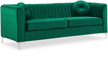 Load image into Gallery viewer, Isabelle Green Velvet Sofa