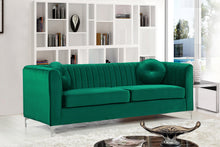 Load image into Gallery viewer, Isabelle Green Velvet Sofa