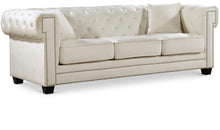 Load image into Gallery viewer, Bowery Cream Velvet Sofa