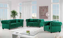 Load image into Gallery viewer, Bowery Green Velvet Chair