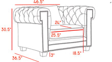 Load image into Gallery viewer, Bowery Grey Velvet Chair