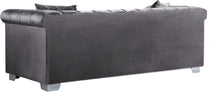 Load image into Gallery viewer, Kayla Grey Velvet Sofa