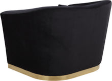 Load image into Gallery viewer, Arabella Black Velvet Chair