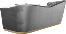 Load image into Gallery viewer, Arabella Grey Velvet Sofa