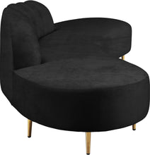 Load image into Gallery viewer, Divine Black Velvet 2pc. Sectional
