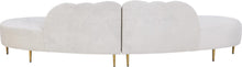 Load image into Gallery viewer, Divine Cream Velvet 2pc. Sectional
