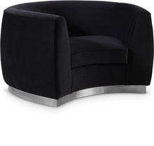 Load image into Gallery viewer, Julian Black Velvet Chair