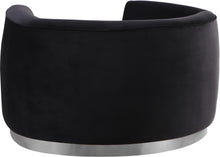 Load image into Gallery viewer, Julian Black Velvet Chair