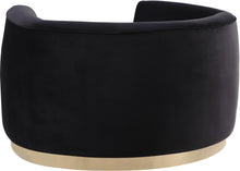 Load image into Gallery viewer, Julian Black Velvet Chair