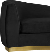 Load image into Gallery viewer, Julian Black Velvet Chaise