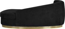 Load image into Gallery viewer, Julian Black Velvet Chaise
