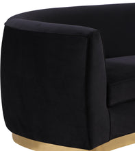 Load image into Gallery viewer, Julian Black Velvet Sofa