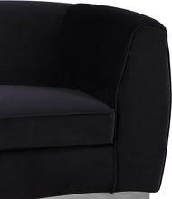 Load image into Gallery viewer, Julian Black Velvet Sofa