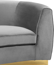 Load image into Gallery viewer, Julian Grey Velvet Sofa
