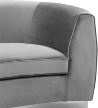 Load image into Gallery viewer, Julian Grey Velvet Sofa