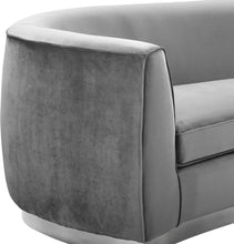 Load image into Gallery viewer, Julian Grey Velvet Sofa