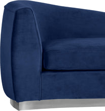 Load image into Gallery viewer, Julian Navy Velvet Chaise