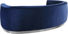 Load image into Gallery viewer, Julian Navy Velvet Sofa